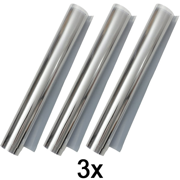 3x Самозалепващо се огледално фолио (45 x 200 см) | FOILBLISS