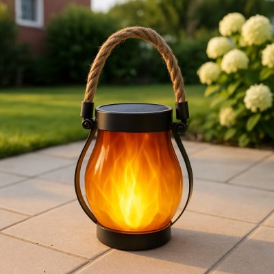 Соларни фенери с ефект на танцуващ пламък | FLAMLUX